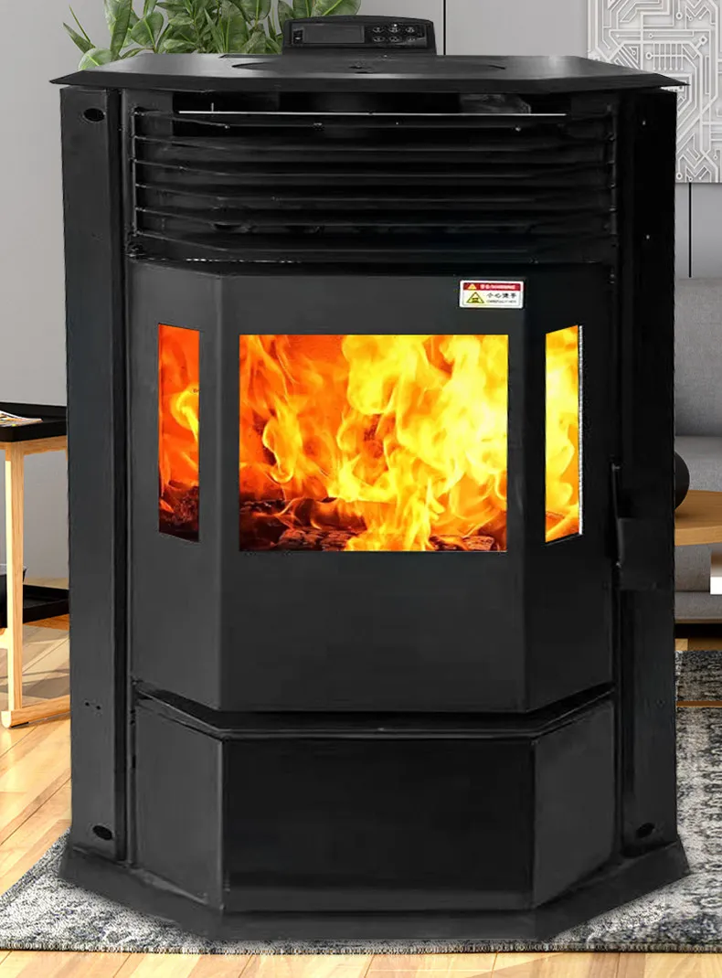 YJQ European-style firewood particle dual-purpose automatic heating furnace Environmental protection indoor heating furnace
