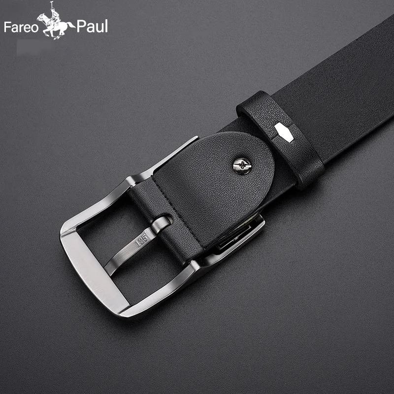 Neue Leder Rindsleder herren Gürtel Mode Metall Legierung Pin Schnalle Erwachsene Luxus Marke Jeans Business Casual Taille Männlich Strap Marke – Detail 6