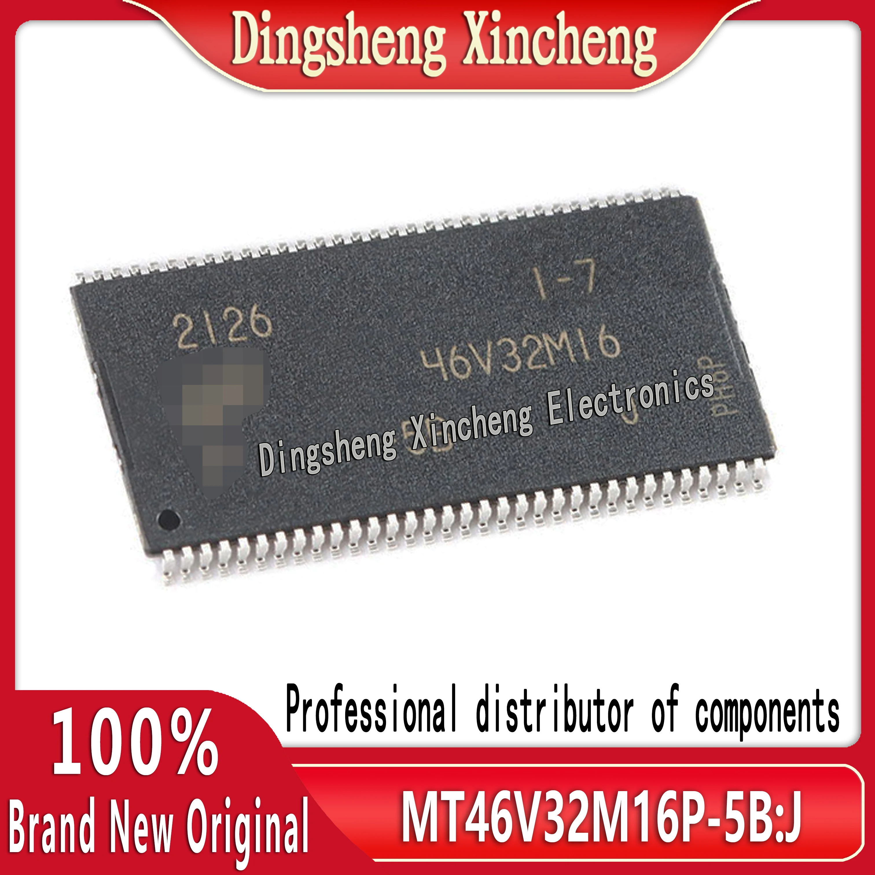 Original genuine MT46V32M16P-5B: J TSOP-66 512Mb DDR SDRAM memory storage chip