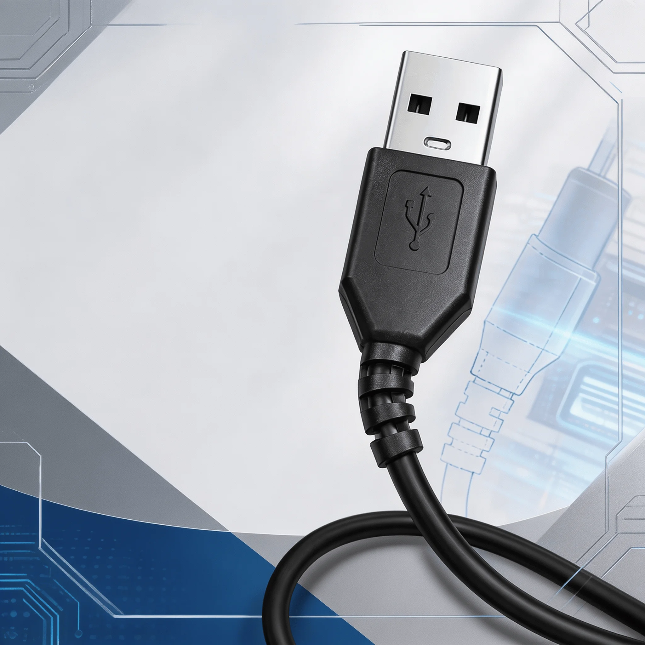 1747-UIC USB to DH485 PLC Programming Cable for AB SLC 5/01 5/02 5/03 5/05, Data Download Communication Cable, 3M