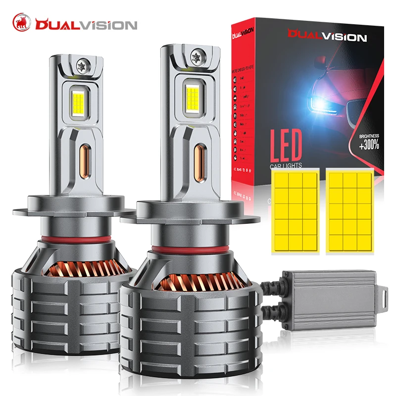 

6000W 6000000LM H7 LED Car Headlight CANBUS Super bright LED Lights For Vehicles H4 H1 HB3 9005 9006 H11 9012 Turbo Fan Fog Lamp