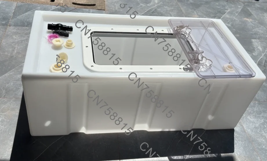 Car transport box for fish with handle, outdoor fishing car anti-overflow sealed fish box