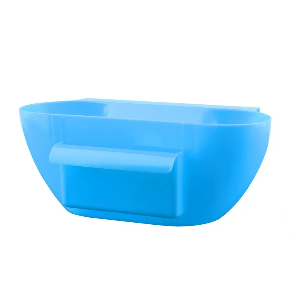 Plastic Kitchen Garbage Storage Box Desktop Cabinet Hanging Bucket Holder