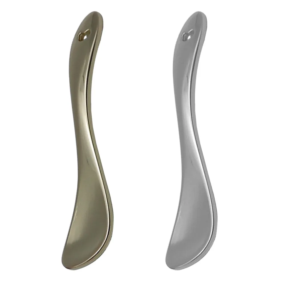 

3Pcs Face Cream Spoon Zinc Alloy Skin Care Mask Scoop for Facial Eye Cream Mixing Sampling Portable Travel Use