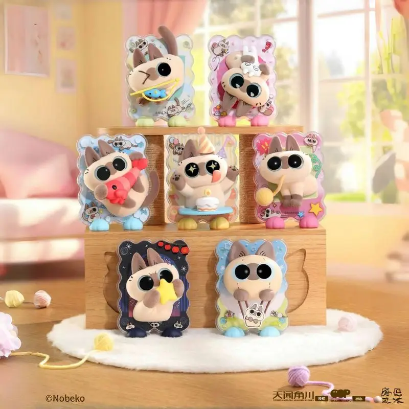 New Azuki Refrigerator Magnet Blind Box Azukisan'S Healing Moment Series Mystery Boxes Cute Figure Model Trend Play Doll Toy