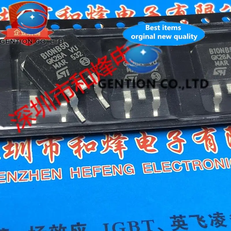 10PCS B10NB50 STB10NB50 TO-263 500V 10.6A  in stock 100% new and original