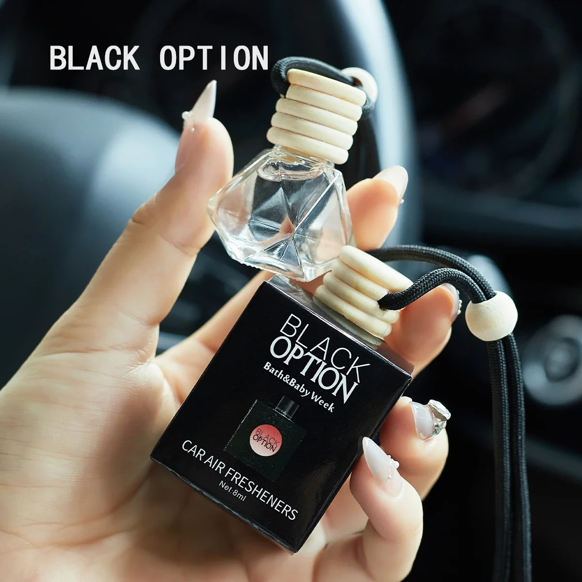 عطر سيارة للملحقات الداخلية للسيارات، معطر هواء للسيارة يدوم طويلاً يحافظ على رائحة ساحرة وطازجة.
