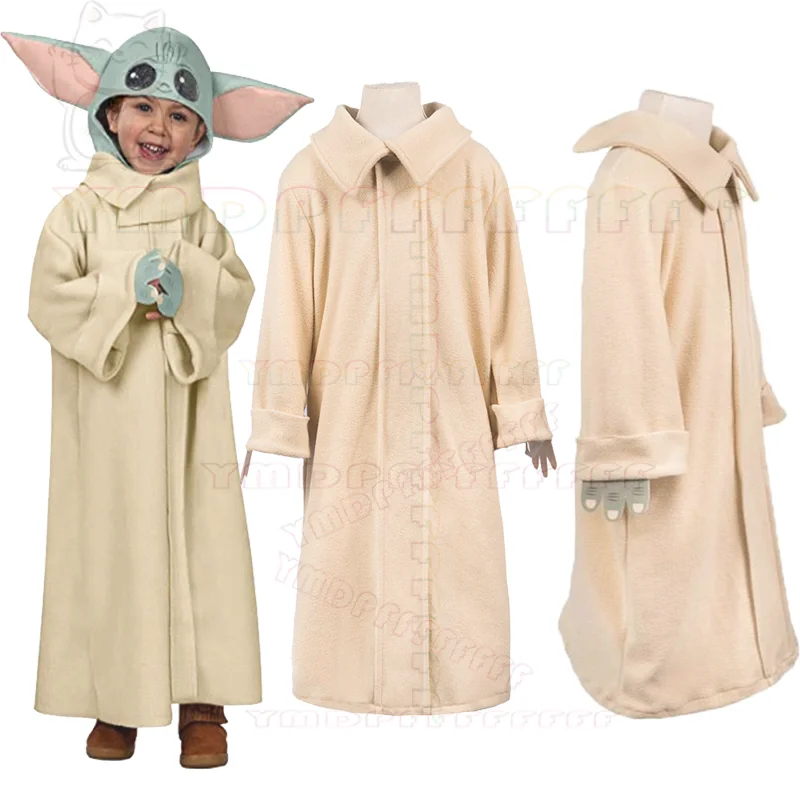 Disfraz de Anime Mandalorian Yoda para bebé, ropa extraterrestre, vestido de Halloween, regalos de Navidad, superventas