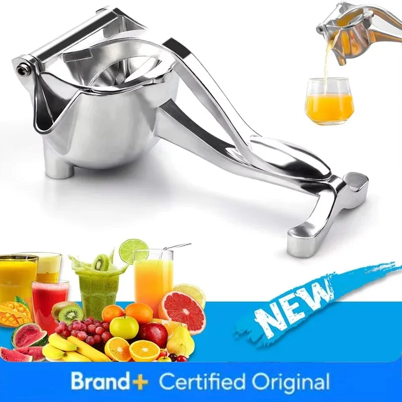 Exprimidor de jugo Manual de aleación de aluminio, exprimidor a presión Manual, Granada, naranja, limón, jugo de caña de azúcar, cocina, Bar, herramientas de fruta Acce