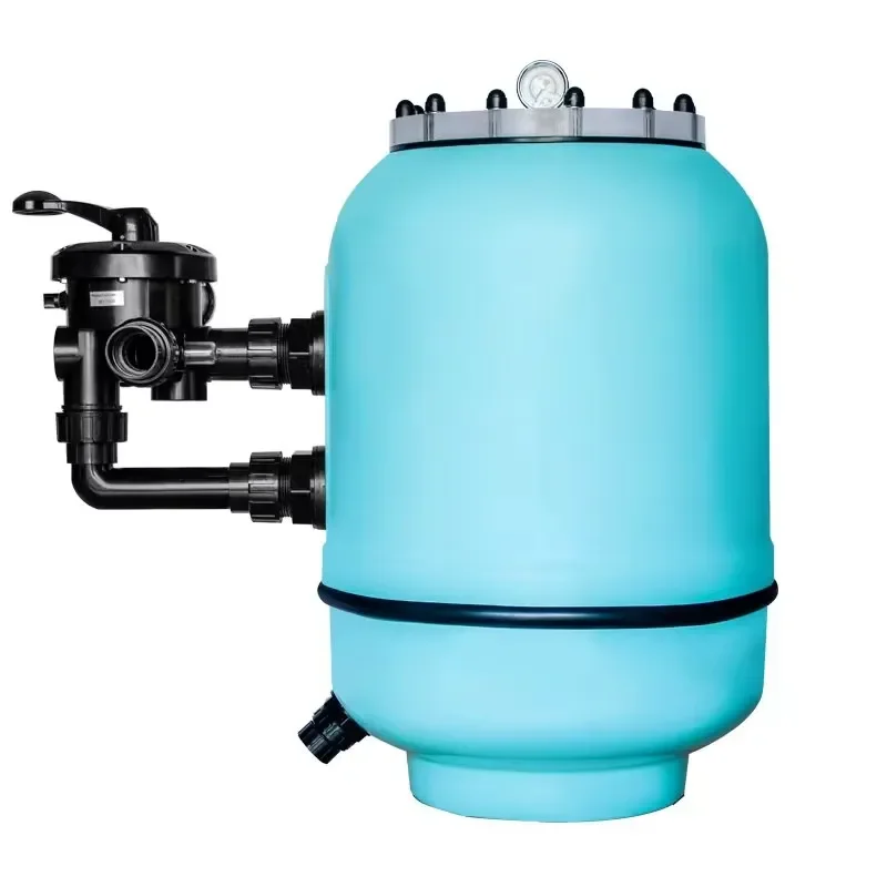Heavy Fiberglass Sand Filter Large Volume Swimming Pool Water Purifier Tank with 6-Way Backwash Valve for Commercial
