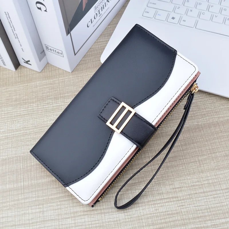 Wallet New Women's Purse Lightweight Wear-resistant Female PU Change Storage Bag Multi-card Wallet Hot Sale