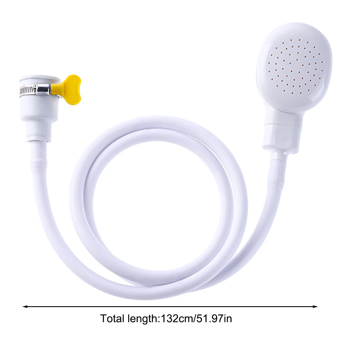 صنبور موسع رأس دش خارجي غسل الشعر الحيوانات الأليفة الاستحمام متعدد الوظائف المحمولة عنبر فوهة دش بسيطة