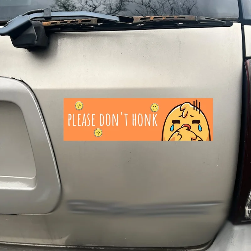 Please Don't Honk Inkjet Car Stickers Decoration Bumper Exterior Accessories  Waterproof  Sticker Pack Vinyl Decals