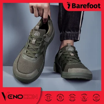 VENOCON PINGKEE Minimalistische Brede ToeBox Voeten Barefoot Atletische Winter Casual Schoenen Sneakers Schoeisel Man Mannen Vrouwen Neus Laarzen