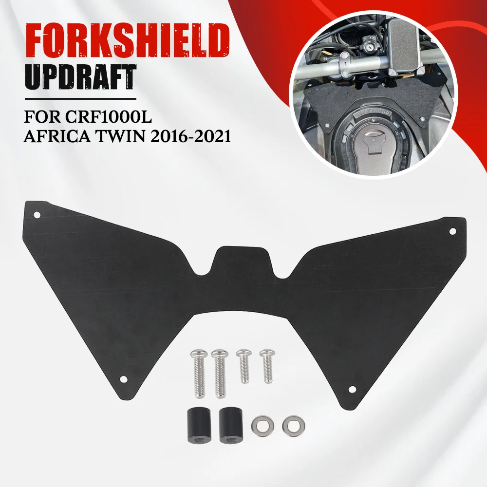 

Motorcycle Accessories Forkshield Updraft Wind Deflector Airflow For Honda CRF1000L Africa Twin 2016 2017 2018 2019 2020 2021
