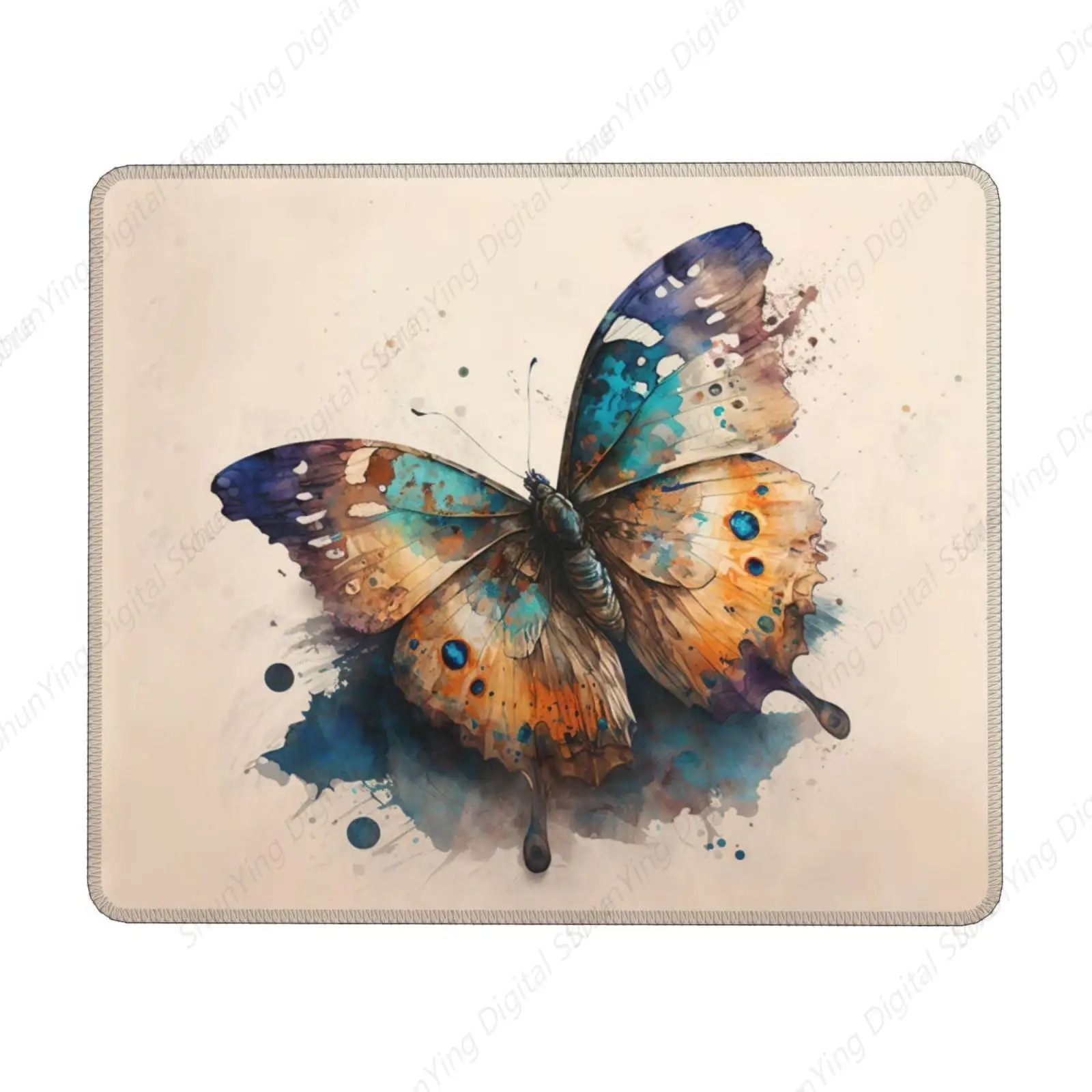 

Butterfly Mouse Pad Anti Slip Rubber Gaming Mouse Pad Brown Office Mouse Pad Suitable For Men's And Women's Computers Laptops