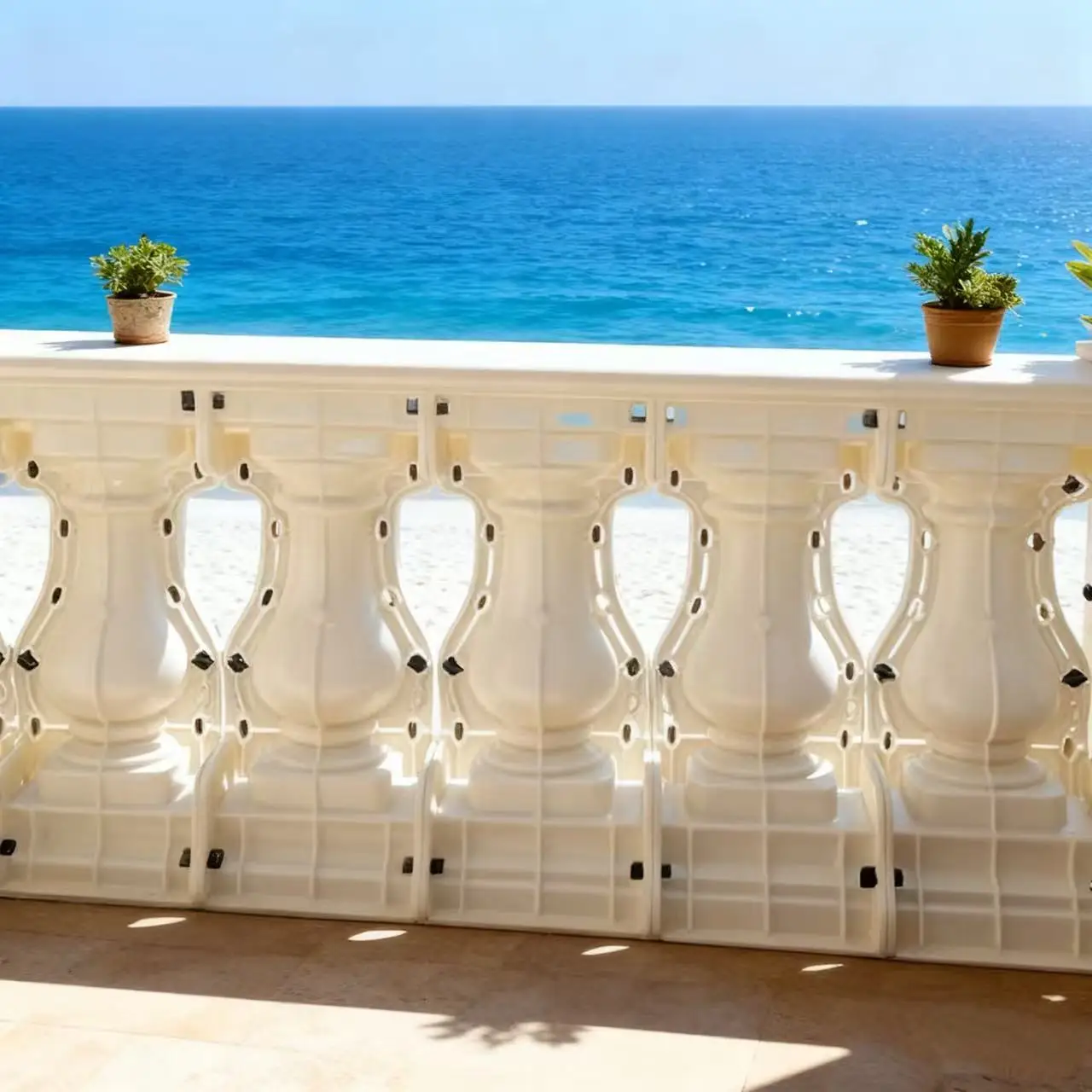 Форма для литья бетона высотой 60 см, 1,0 м (пять маленьких колонн в целом), форма для перил римских колонн, цементная модель забора виллы в европейском стиле, балконные перила своими руками, многоразовые, простые в эксплуатации.