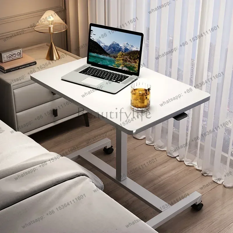ld Lifting Desktop Computer Desk Movable Lazy Bed Bedside Table Household Standing Small Table Bedroom and Household