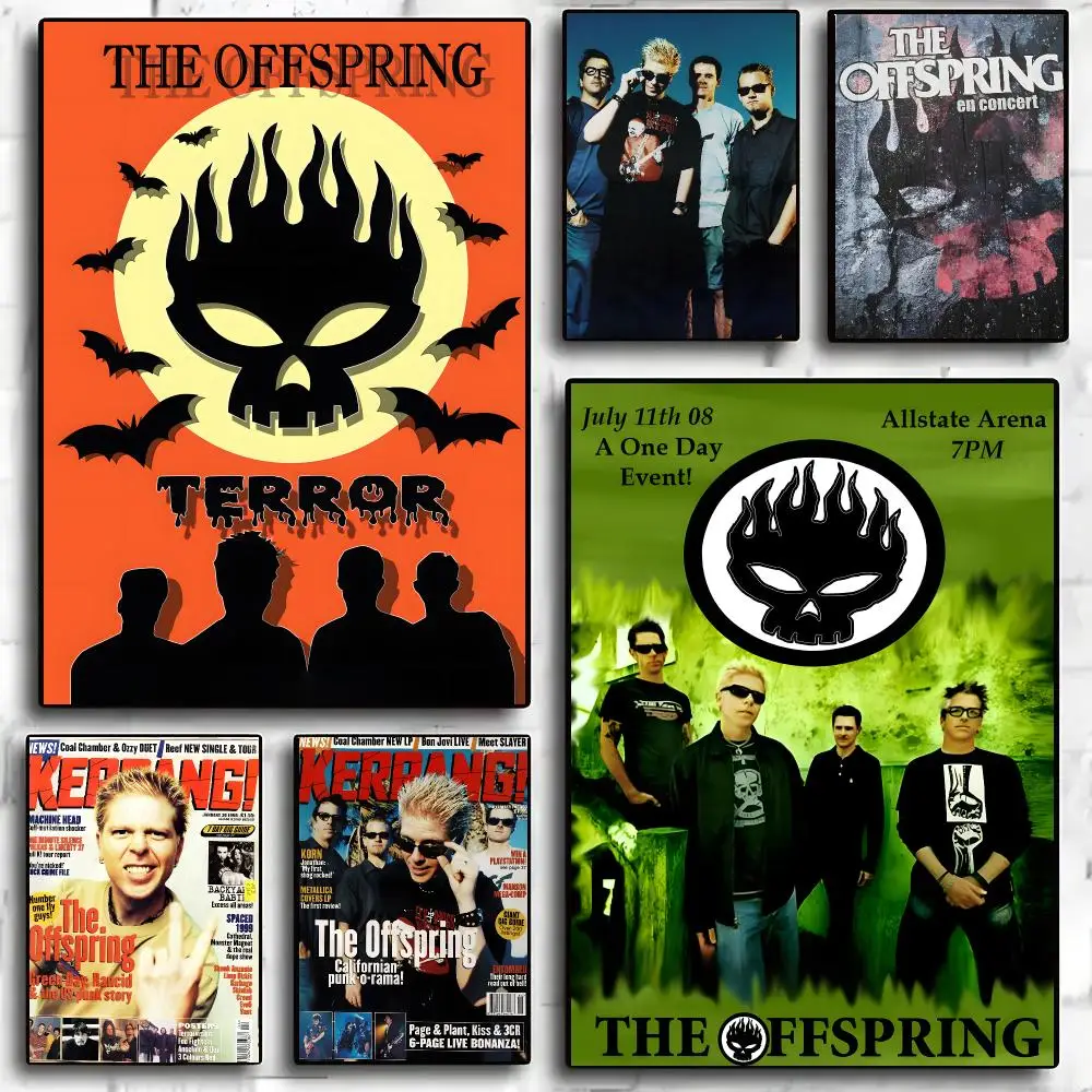 1PC The O-offspring Rock Band Poster Living Room Bedroom Party Bar Decor Moisture-proof Art Wall Painting