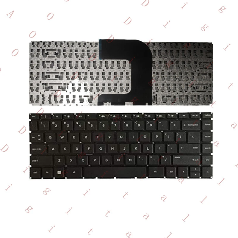 Novo Teclado Americano (US) para HP 240 G4, 245 G4, 246 G4, 240 G5, 245 G5, 246 G5