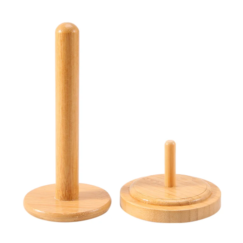 Wooden Yarn Holder Revolving Rack Vertical Yarn Storage Tissue Holder Wool Ball Holder Yarn Winder for Crochet Knitting