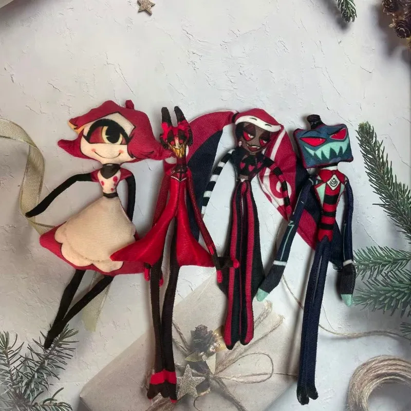 

Бархатная аниме-кукла для косплея Hazbin Hotel Vox с гибкой проволочной рамой для тела, поворотный коллекционный реквизит ручной работы