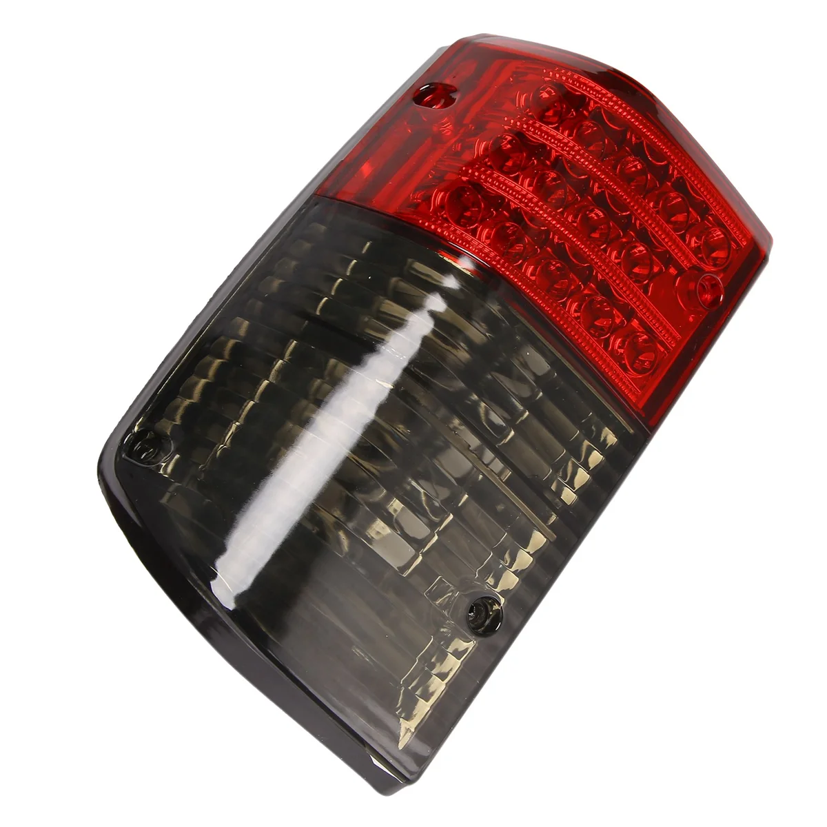 1Pair LED Bulb Tail Light Assembly for Patrol 1988-1997 26555-05J00 Rear Bumper Turn Signal Lamp Red + smoky