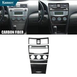 Radio Without CD Player For Toyota Camry 2007 2008 2009 2010 2011 Carbon Fiber Stickers Car Interior Decorative Accessories
