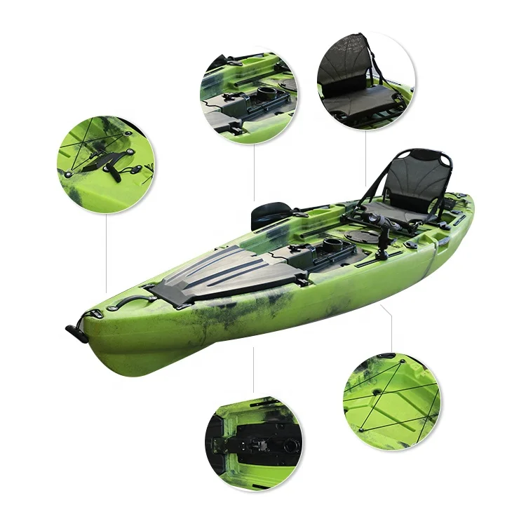 

Professional Single Seat Angler Kajak, Fishing Kayak Pedal Drive