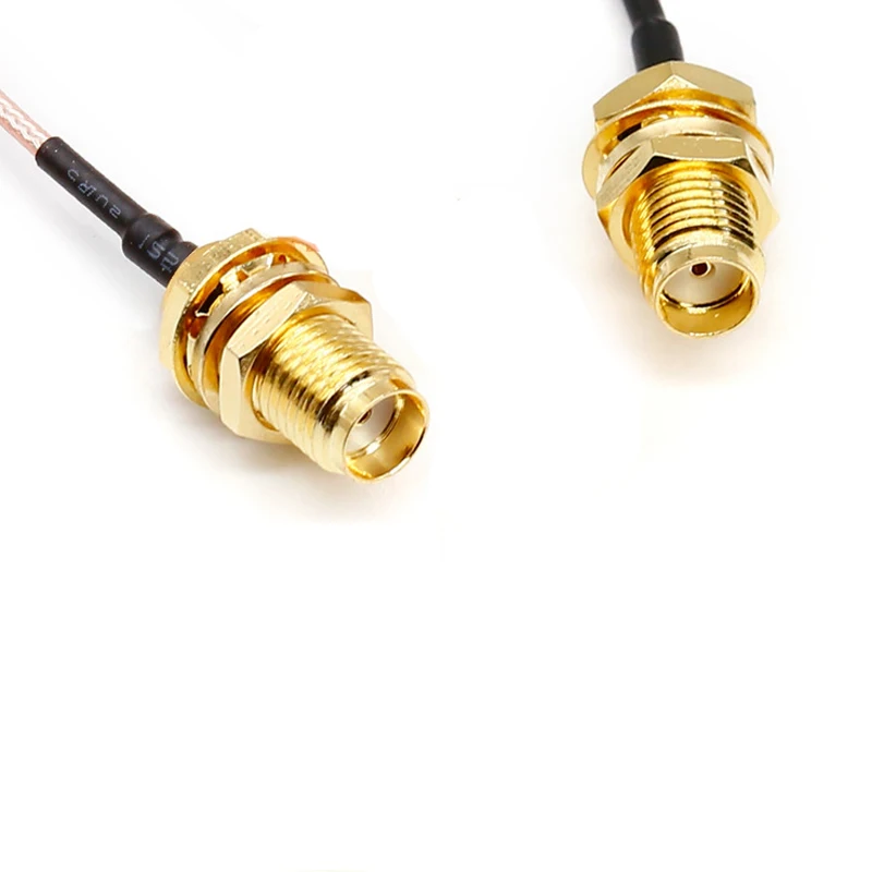 PR-SMA to IPEX RG178 SMA Male to uFL/u.FL/IPX/IPEX-1 SMA Female Adapter RF Coaxial Pigtail WIFI Antenna Extension Cable