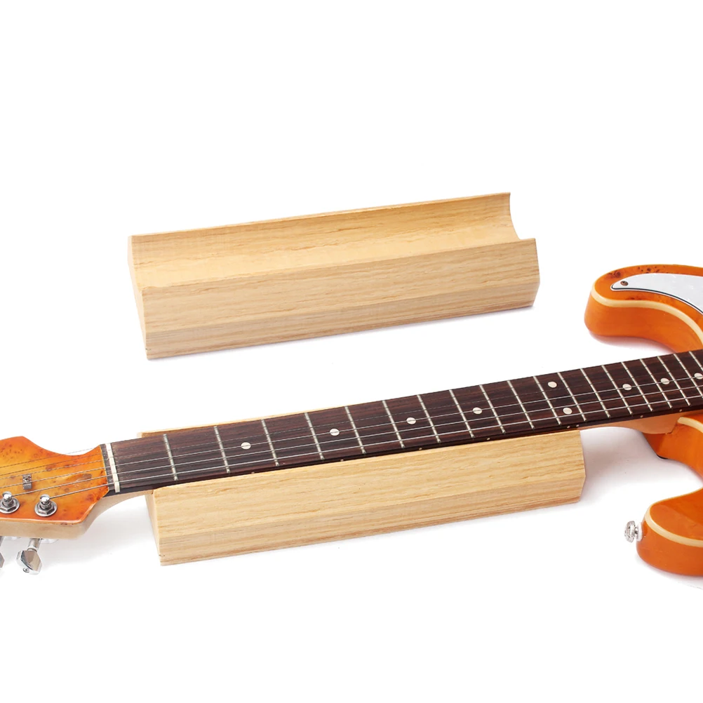 

Guitar Neck Support Handle Finger Board Fingerboard for Wood Grain Block Guitars