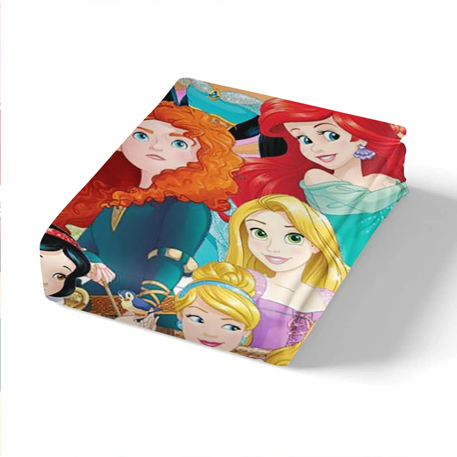 Disney Princess Series Zestaw pościeli Drukowana poszwa na kołdrę Zestaw pościeli Wystrój pokoju Anime Home Decor 3D Dzieci Z poszewką na poduszkę