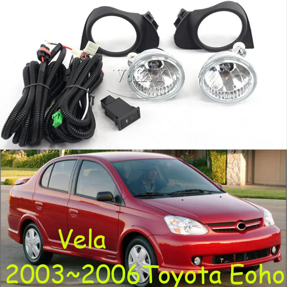 

car bumper headlight for Eoho Vela fog light Echo 2003~2006y car accessories halogen bulb auto Eoho Vela headlamp