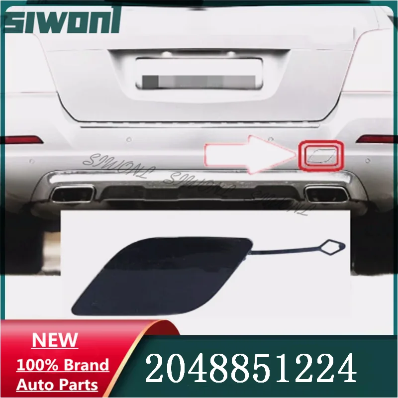 

Rear Bumper Tow Hook Cover Cap For Mercedes X204 GLK250 GLK300 GLK350 2012-2015 2048851224