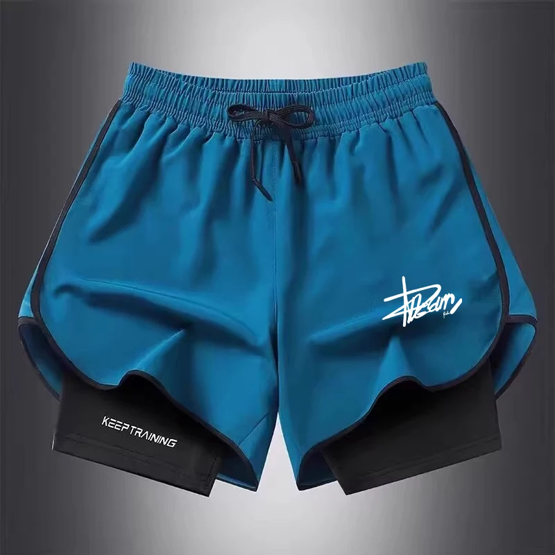 

Ice Silk Running orts Men Women Summer Qui Dry Loose Fit High Elastici Tee Quarter Length Fitn Exercise Sports orts