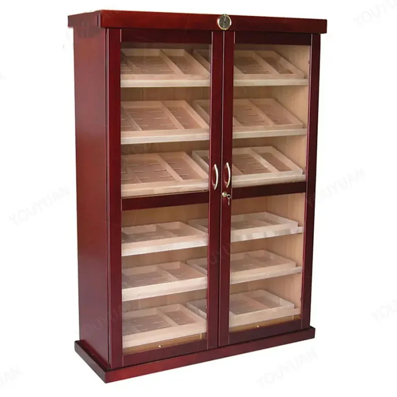 custom.Retail Display Rack Smoke Shop Shelving Cabinet Wooden Wall Mounted Application Product Storage