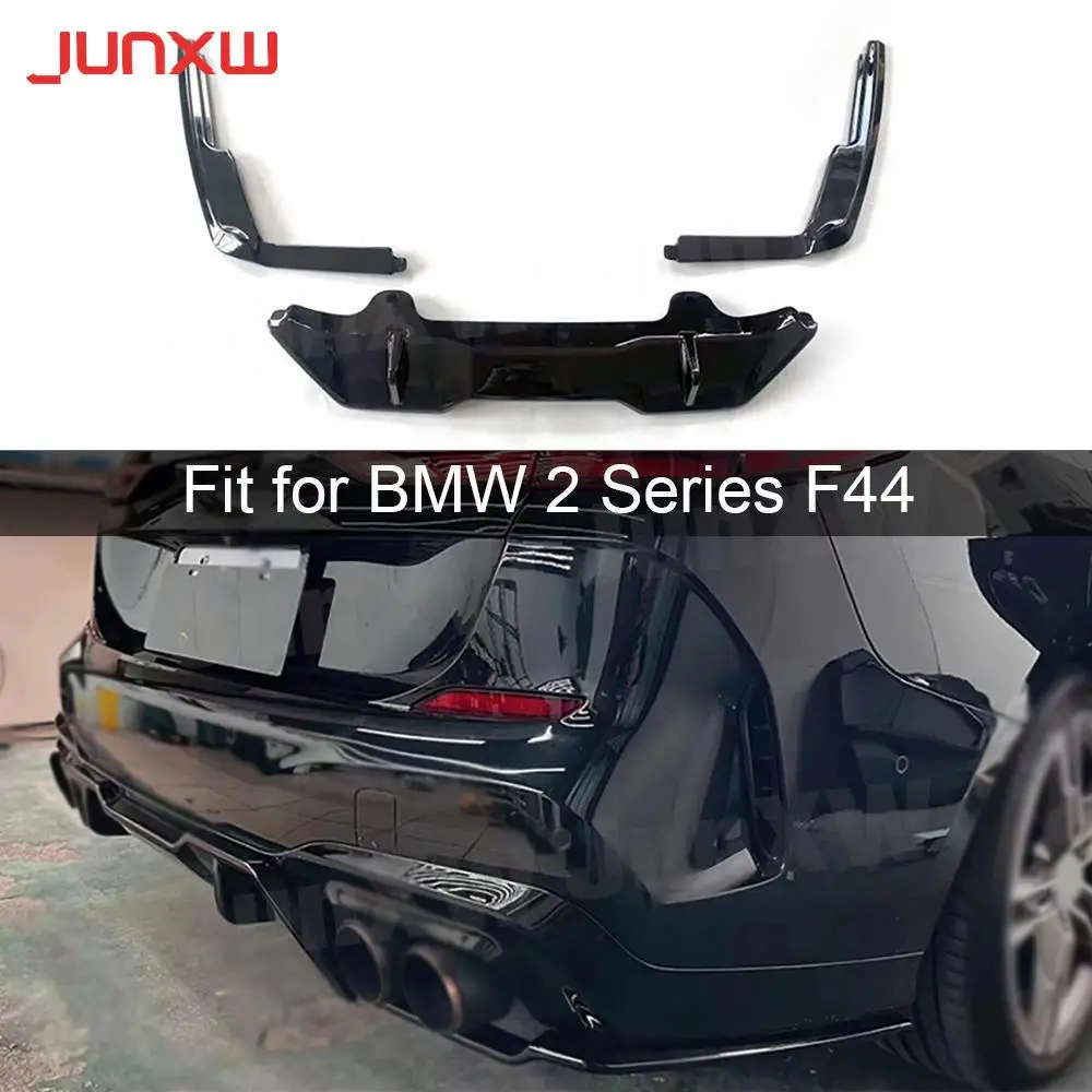 

Для BMW 2 серии F44 M Sport 2021-2023 ABS задний диффузор бампер подбородок спойлер Bodykit автомобильные аксессуары задний бампер разветвители губ