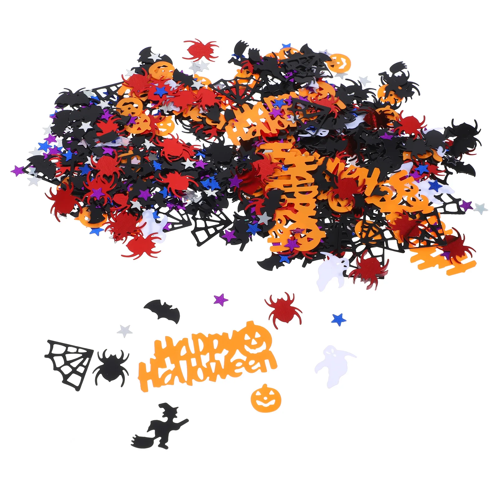 

Sequin Confetti Halloween Sprinkles Glitter Pumpkins Bats Witches Spider Pumpkins Party Table Decor Fall Glitter Scatter