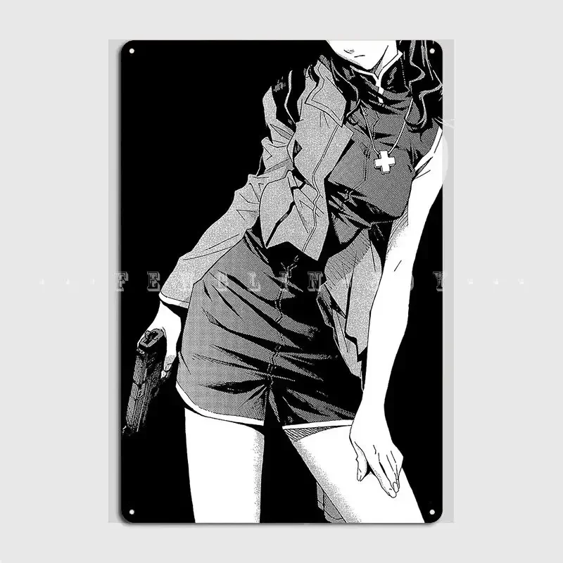 Misato Metallschild, Club-Party-Wanddekoration, Wandplakette, Blechschild, Poster