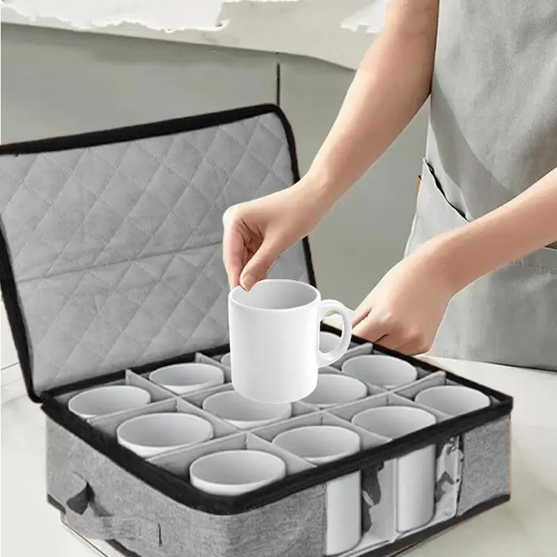 Stackable Mug Organizer Stackable Zipper Mug Storage Box Tea Cups Storage Organizer With Dividers China Storage Box For Home