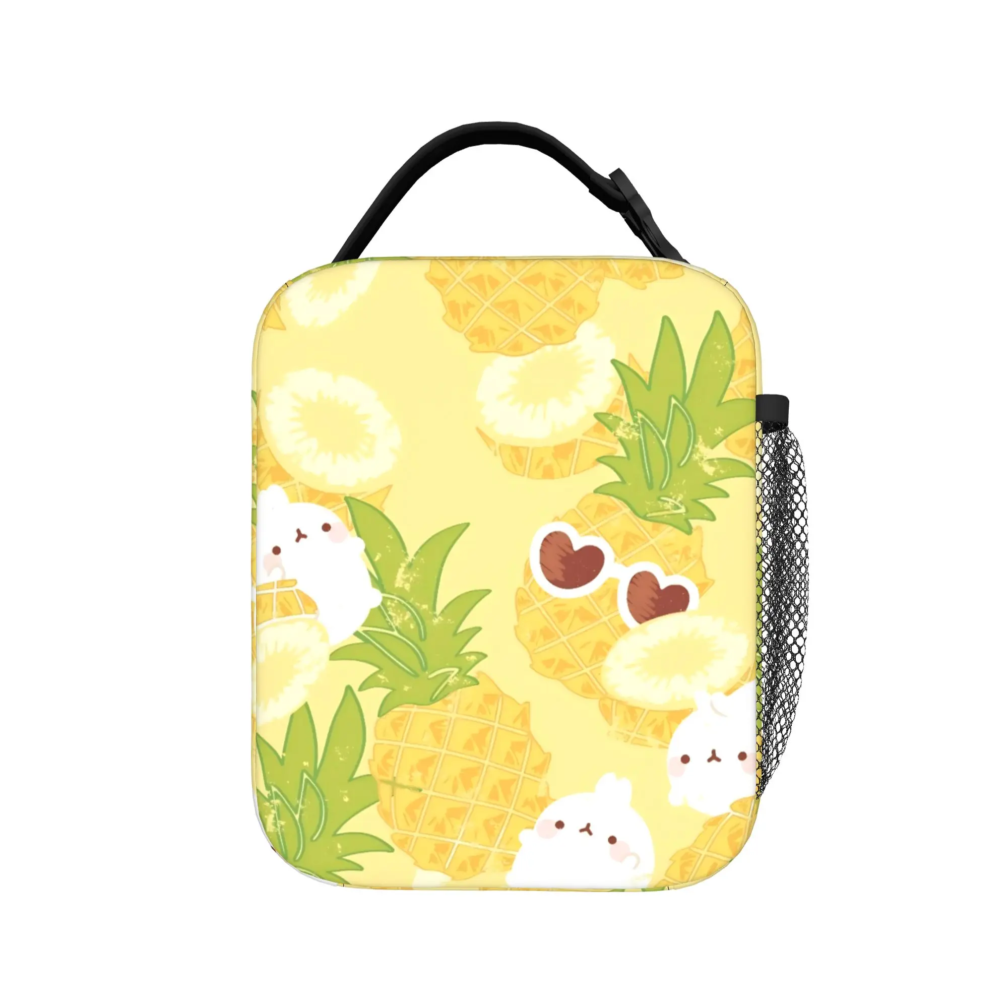 Cartoon M-Molangs Thermal Insulated Lunch Bags for Work  Portable Food Bag Container Cooler Thermal Food Box