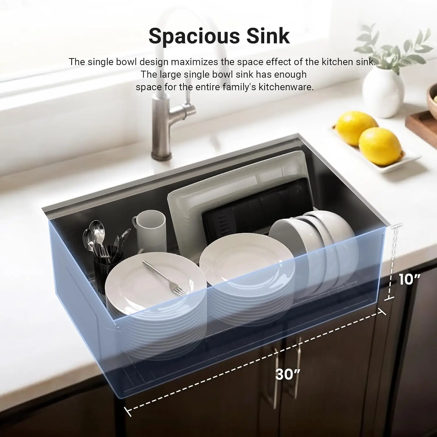 RV وعاء واحد Undermount بالوعة المطبخ 16 مقياس 304 الفولاذ المقاوم للصدأ اليدوية RV إعداد المطبخ بار بالوعة