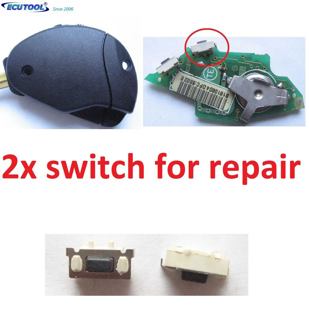 Remote Key Fob Repair Micro Switch Button for CITROEN XSARA PICASSO BERLINGO XANTIA