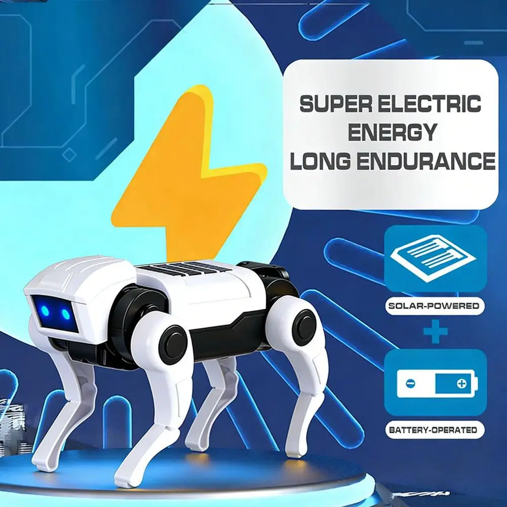 Electric RC Intelligent Robot Dog with Clip Multifunction RC Mechanical Dog Educational Toy Bionic Smart Robot Toy Gift