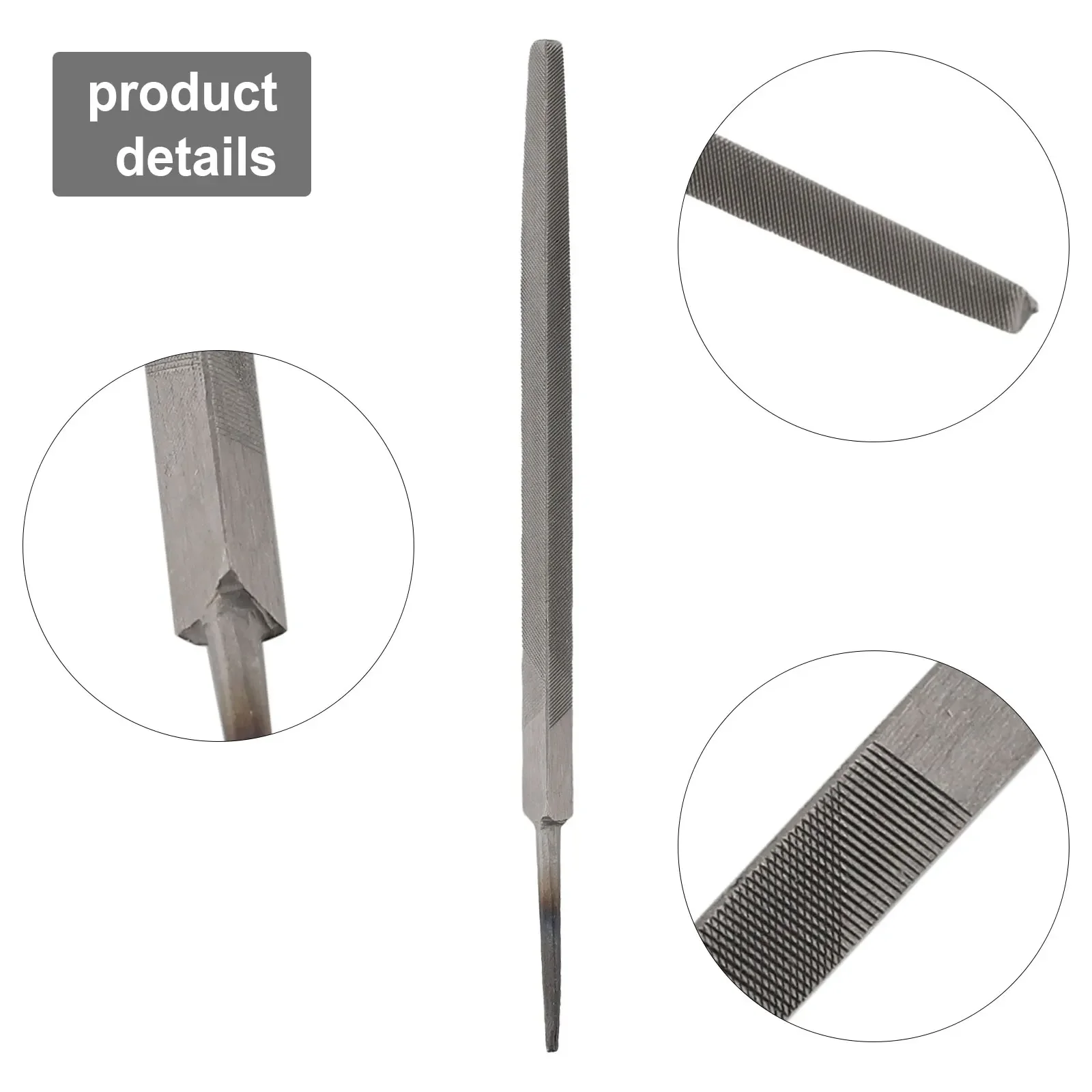 

High Quality File File New Boutique Brand New High Hardness Practical Quality Metalwork Steel Tool Accessories Triangle Shaped