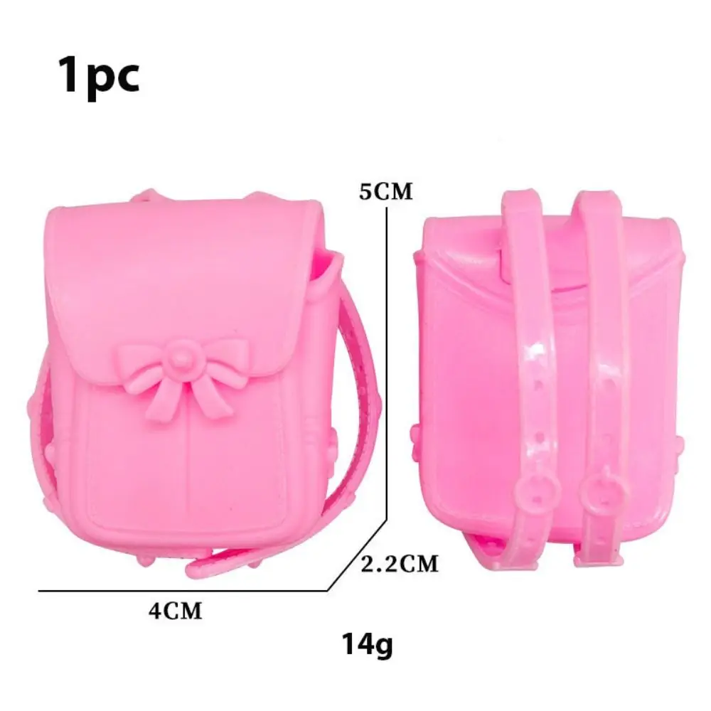 1Pc Handbag Mix Style Colorful Bag Fashion Modern Backpack Messenger Bag for 1/6 Doll Accessories Dollhouse Baby Toys Kids Gift