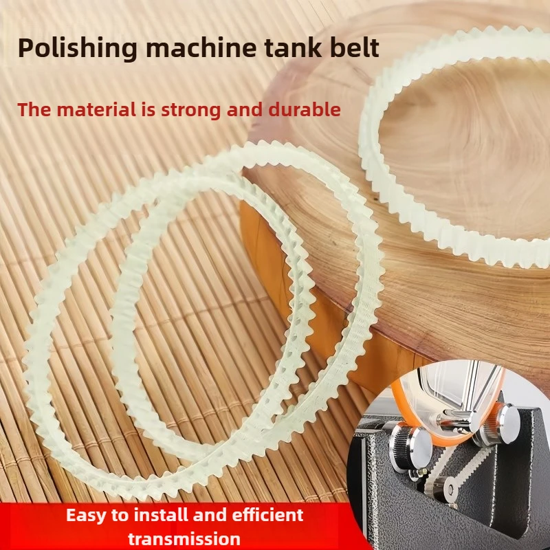 Red Rubber Roller Belt Black Sealing Ring Dentate Strip Conveyor Belt for Jewelry Rotary Tumbler KT6808/KT2000/KT3010 Accessorie