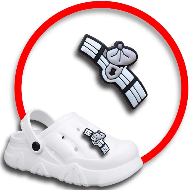 Astronaut Shoe Charms for Crocs Sandals, Women Clogs Pins, Shoes Decorações Acessório, Men's Badges, Boys, Girls, Kids