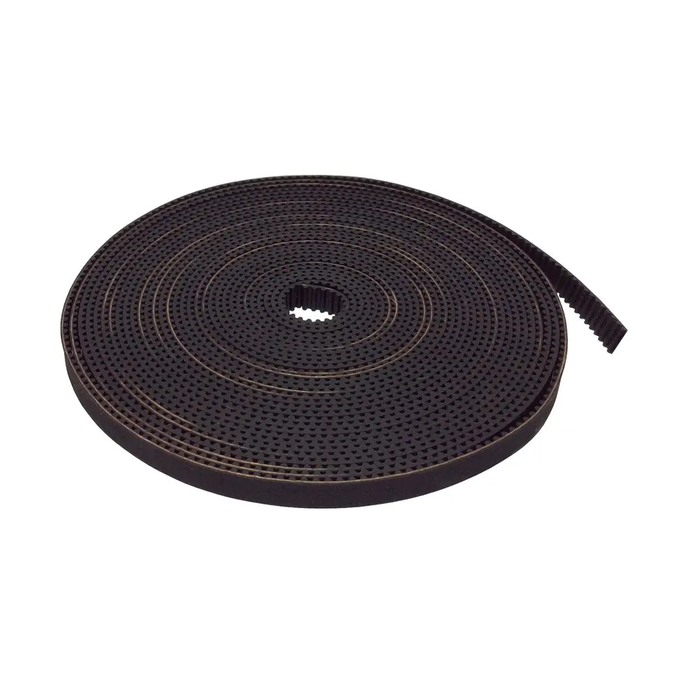 

2GT Open Ended Timing Belt Motor Drive Belt Width=9mm Rubber with Fiberglass Core for 3D Printer Pack of 5Meters