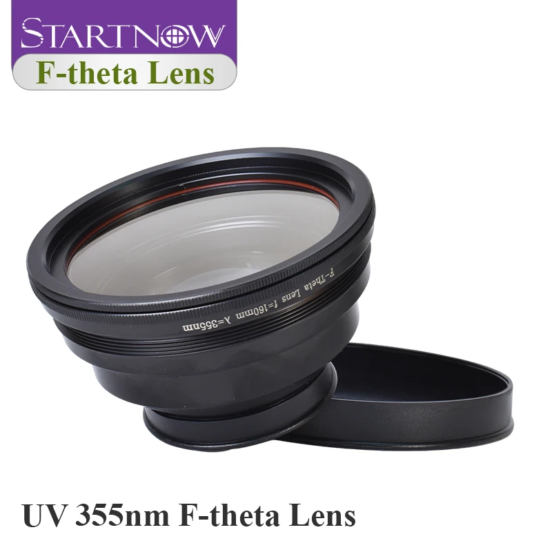 Startnow UV Laser Field Lens 355nm M85 thread Galvo System110X110 Fl160 F-theta Scan Lens 250X250 For Laser Marking Machine Part